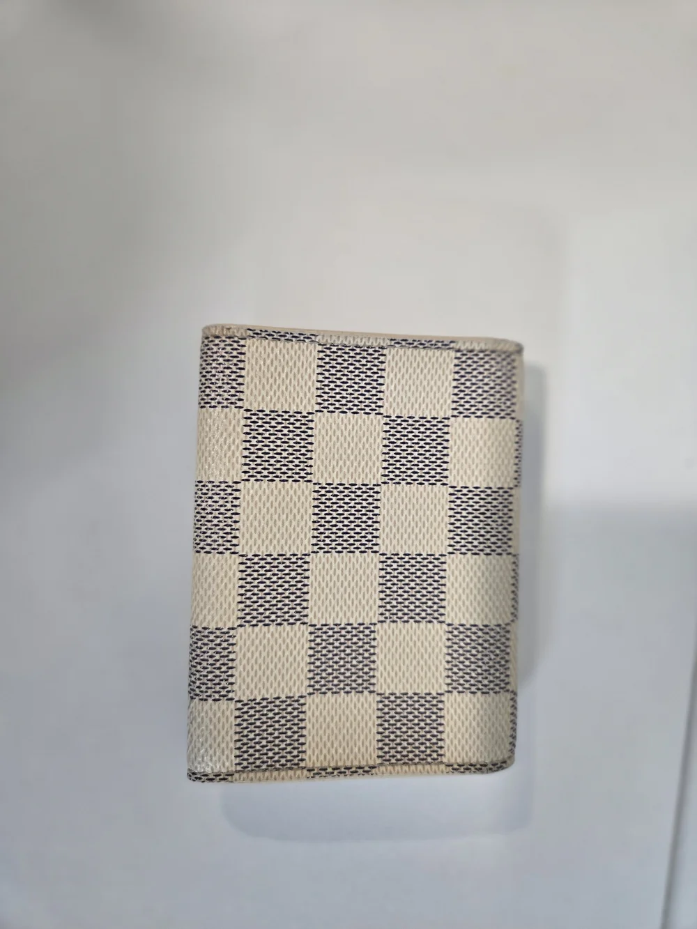 Louis Vuitton Damier Azur Compact Wallet - Cream/Blue
